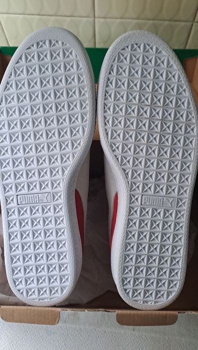 Puma suede clássico vermelho