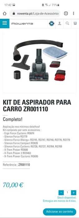 Wonderkit - Kit acessórios para aspiração do carro