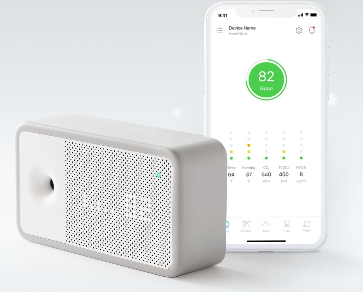 Awair Element Monitor de Qualidade de Ar
