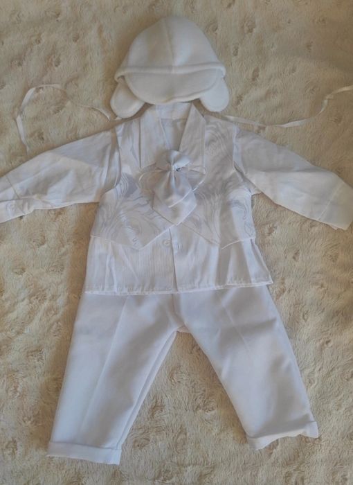 Komplet do chrztu dla chlopca