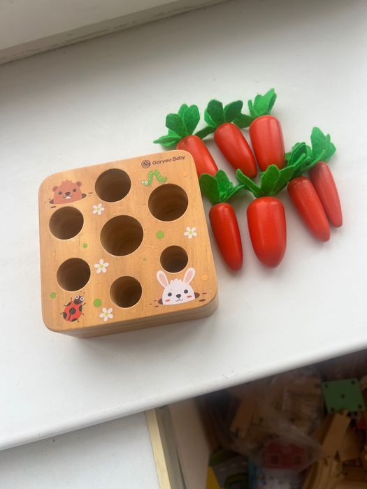 Морковка сортер іграшка