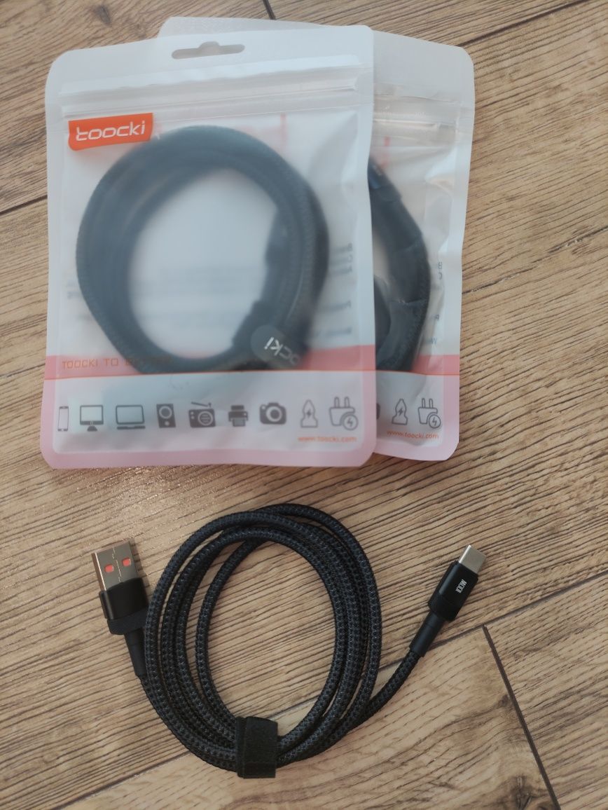 Кабель Toocki USB type C 100W 1м