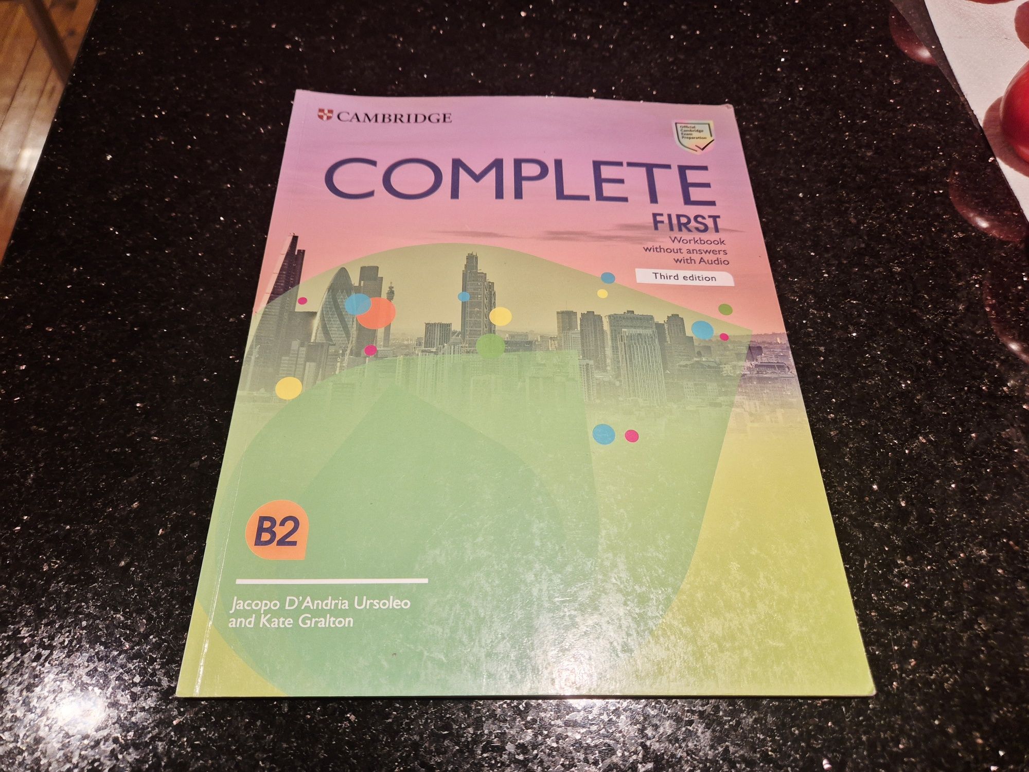 J. nowe Complete First Workbook B2 Cambrigde ćwiczenia język angielski