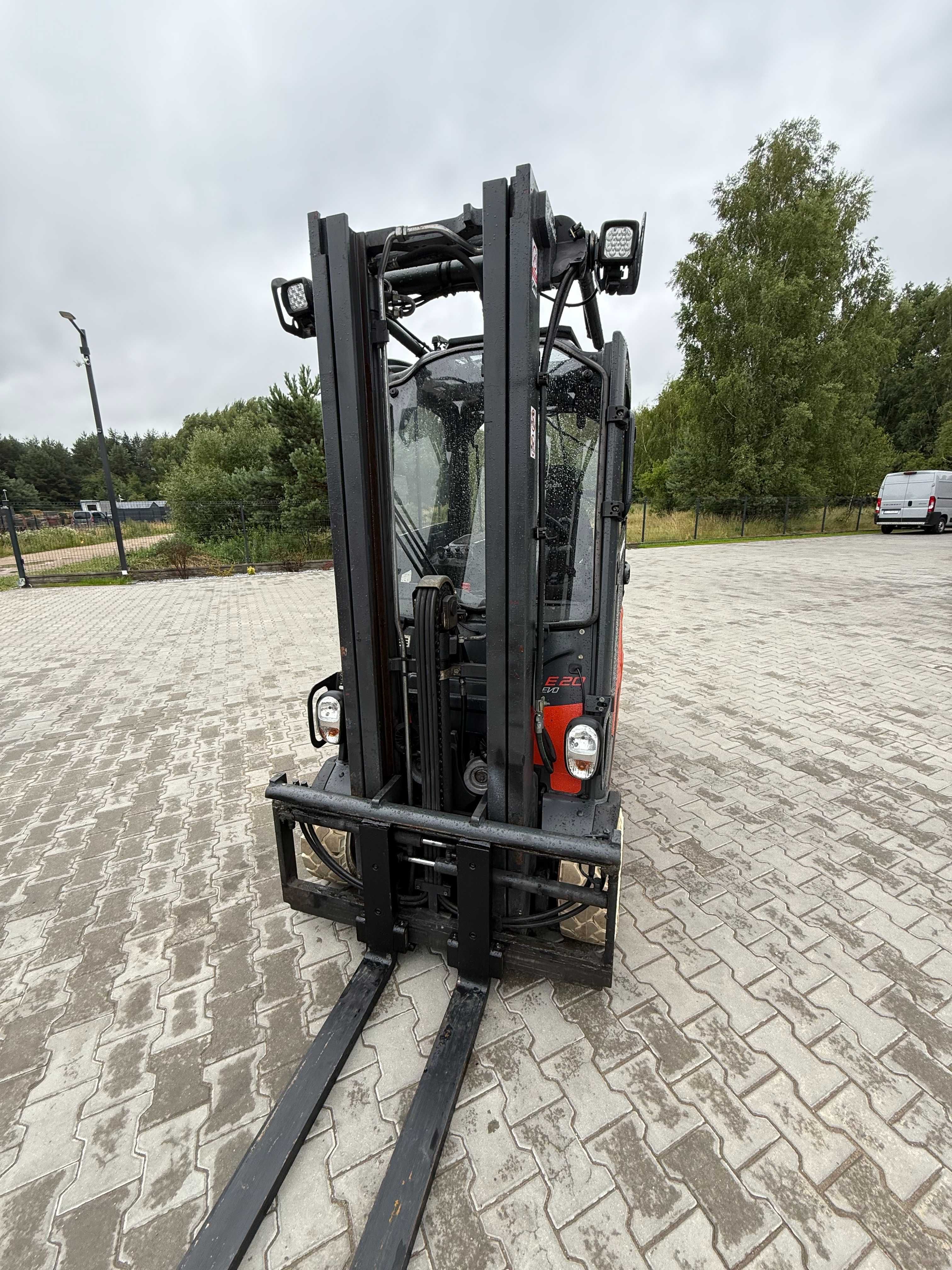 Wózek Widłowy Linde E20 PH 2016 Triplex 5 m Kabina Ogrzewanie