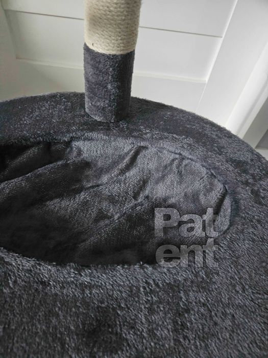 Drapak dla kota domek słupek do drapania legowisko kot dom 3 poziomy