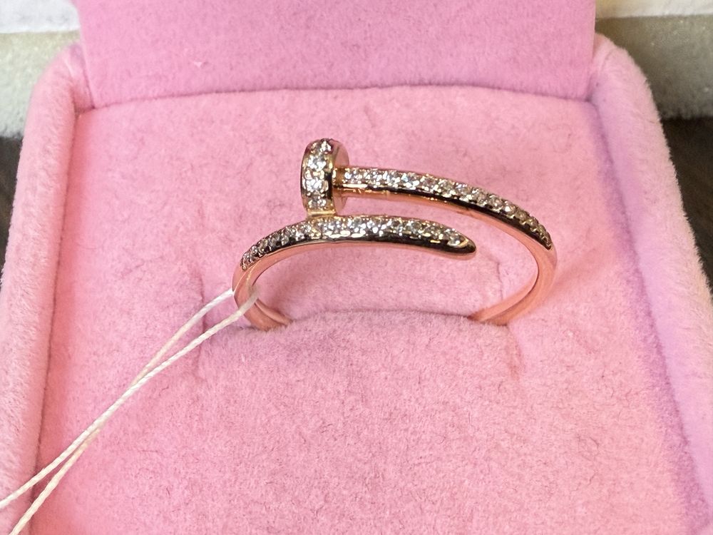 Золотое кольцо Cartier гвоздь 585 проба распродажа