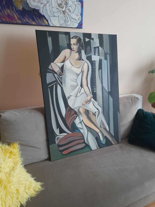 Sprzedam obraz 100 na 70 cm Allan Bott- Tamara Łempicka