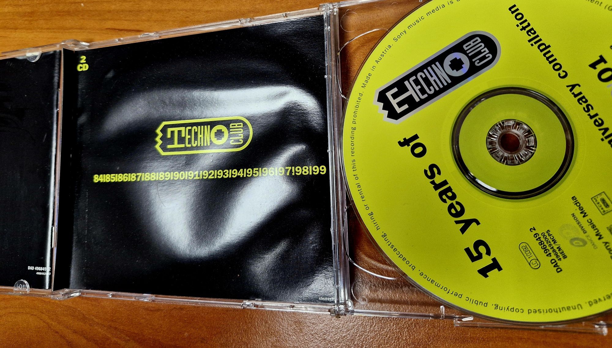 15 Years Of Technoclub - The Anniversary Compilation 2xCD 1999 Germany
