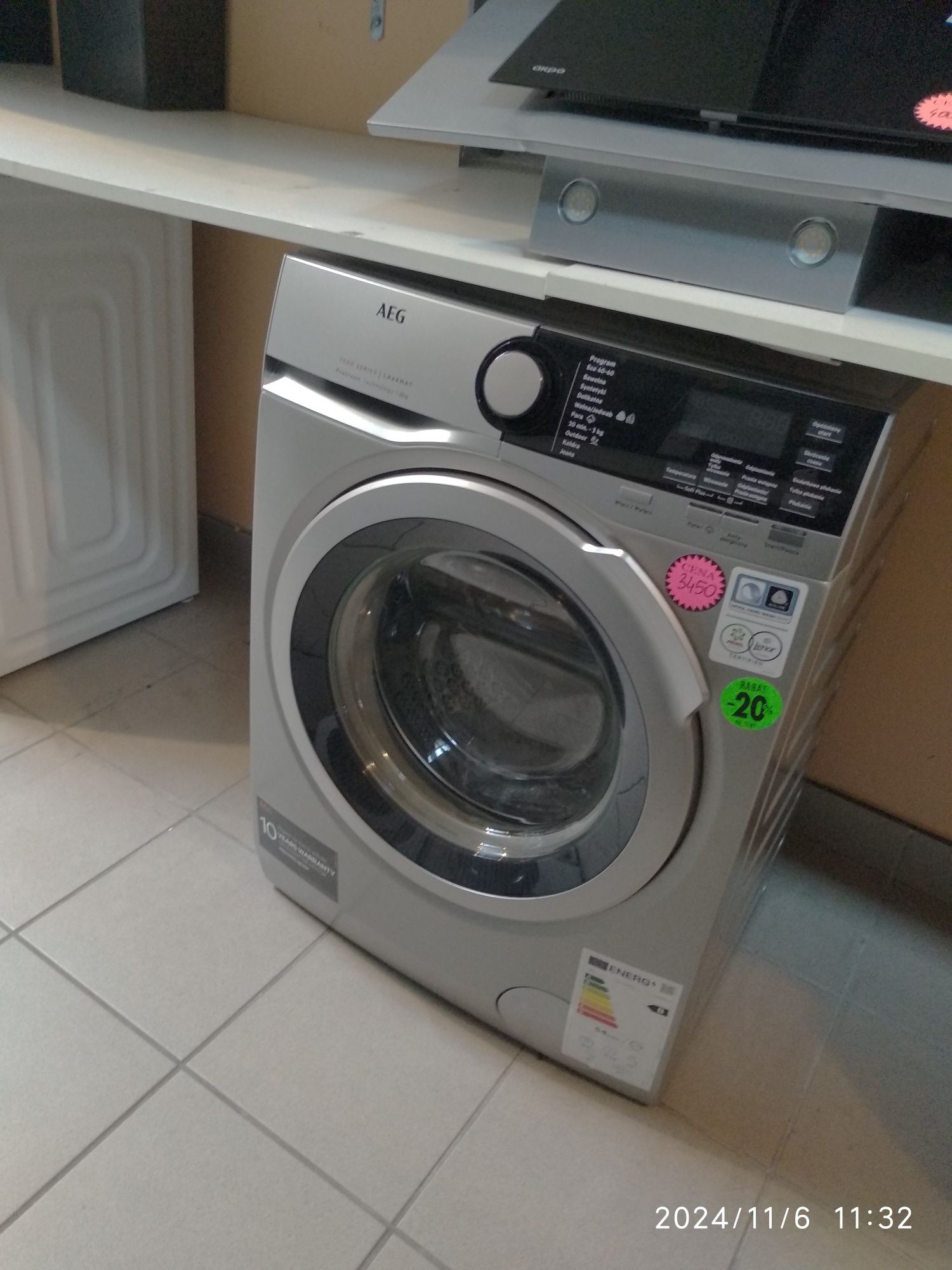 OUTLET Janki ul Wspólna 6 Pralka AEG ML7FNE48SP