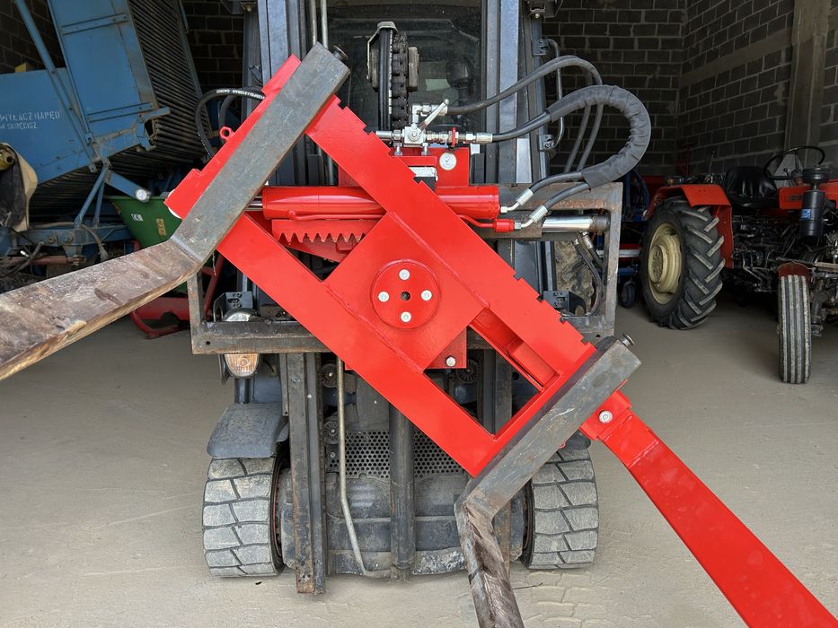 Obrotnica wysyłka gratis wywrotnica skrzyn do wózka widłowego ciągnika