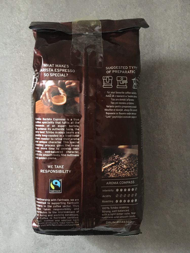 Kawa ziarnista w ziarnach Barista Espresso 500g 0,5kg