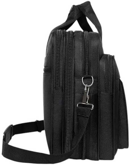 Torba na laptopa czarna 41/30/18/47 cm pogrubiony Oxford duża trwała
