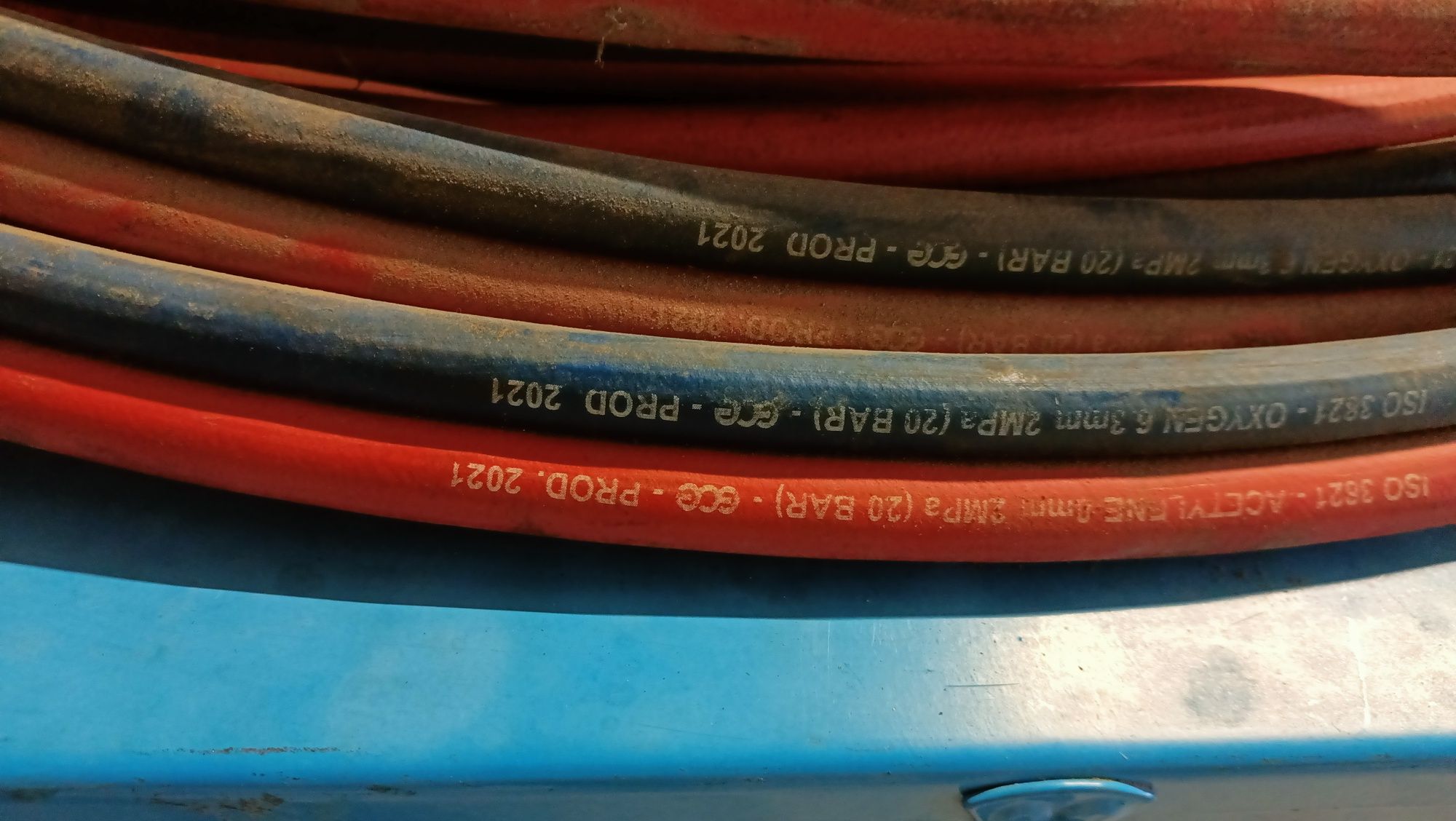 Gazy techniczne zestaw wózek