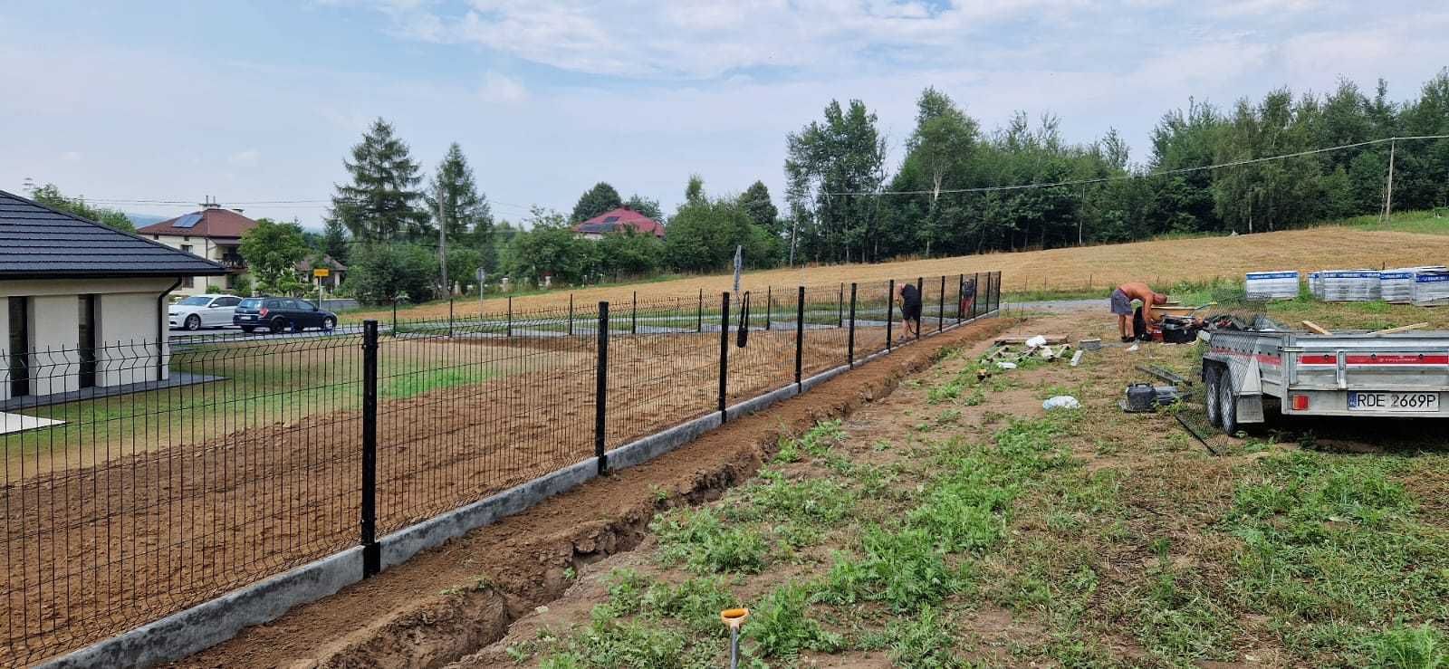Ogrodzenie Panelowe 123 cm Montaż 58zł/mb Wiśniowski 10 Lat gwarancji