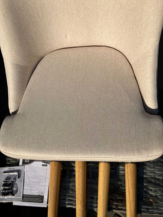 Krzesło do jadalni, nowoczesny design HOMCOM