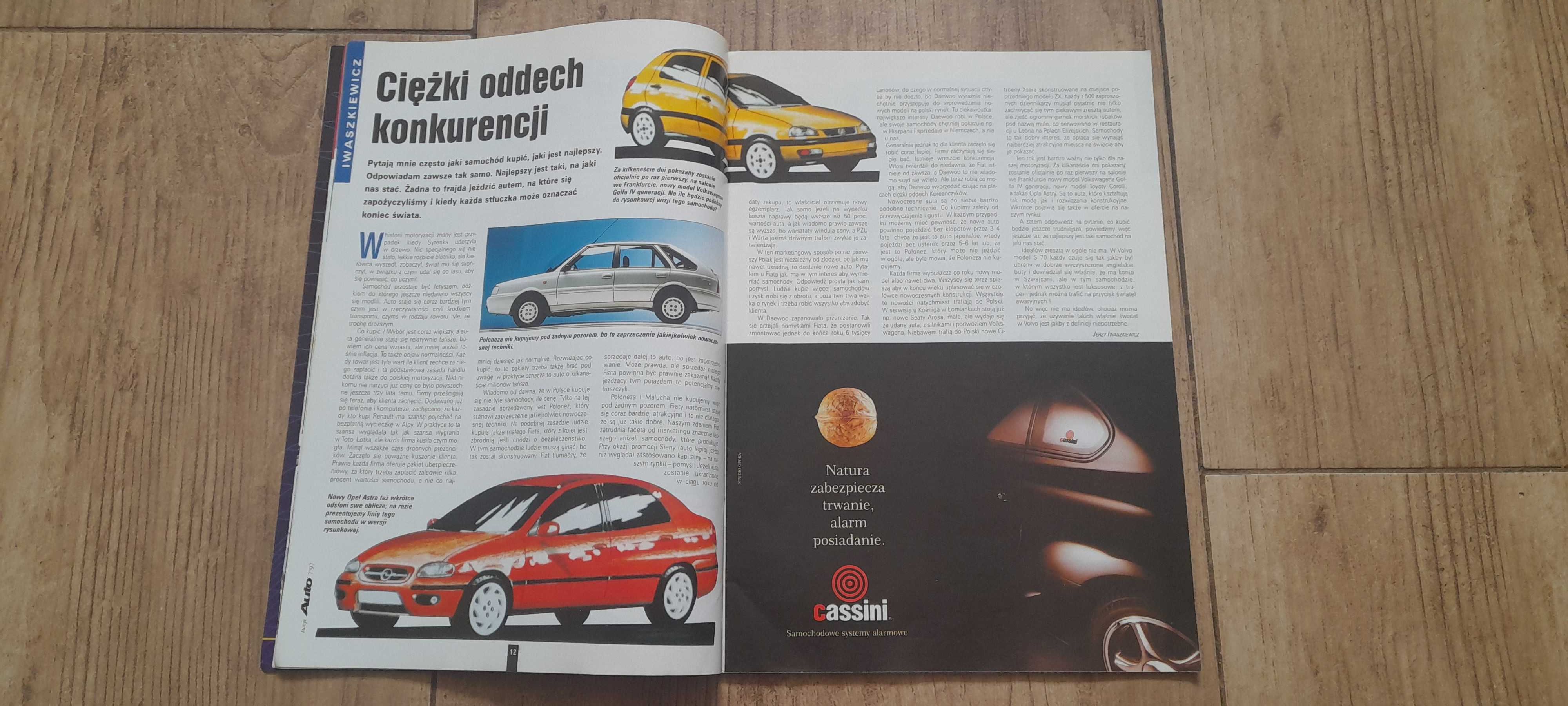 Miesięcznik "Twoje Auto" - nr 7 z września 1997 roku