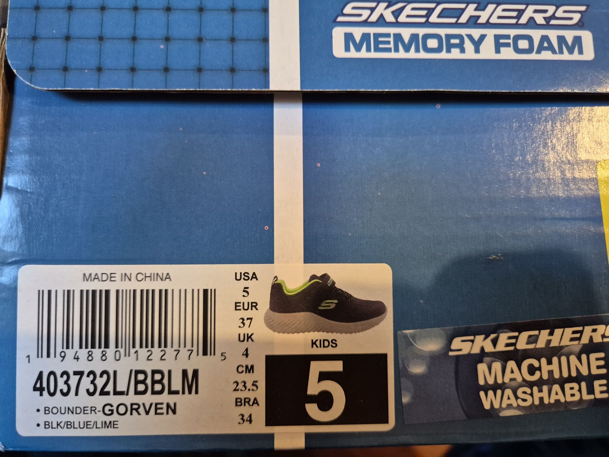 Sneakersy Sketchers Memory foam rozmiar.37