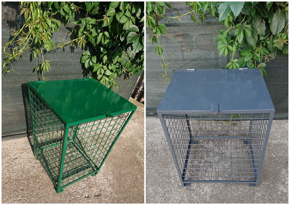 Контейнер-бак из сетки Для хранения Металлический Хозяйственный