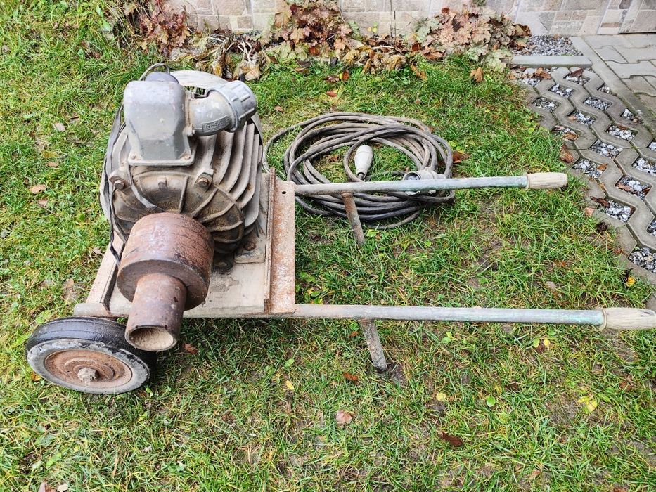 Silnik 5,5kW do krajzegi trójfazowy na wózku