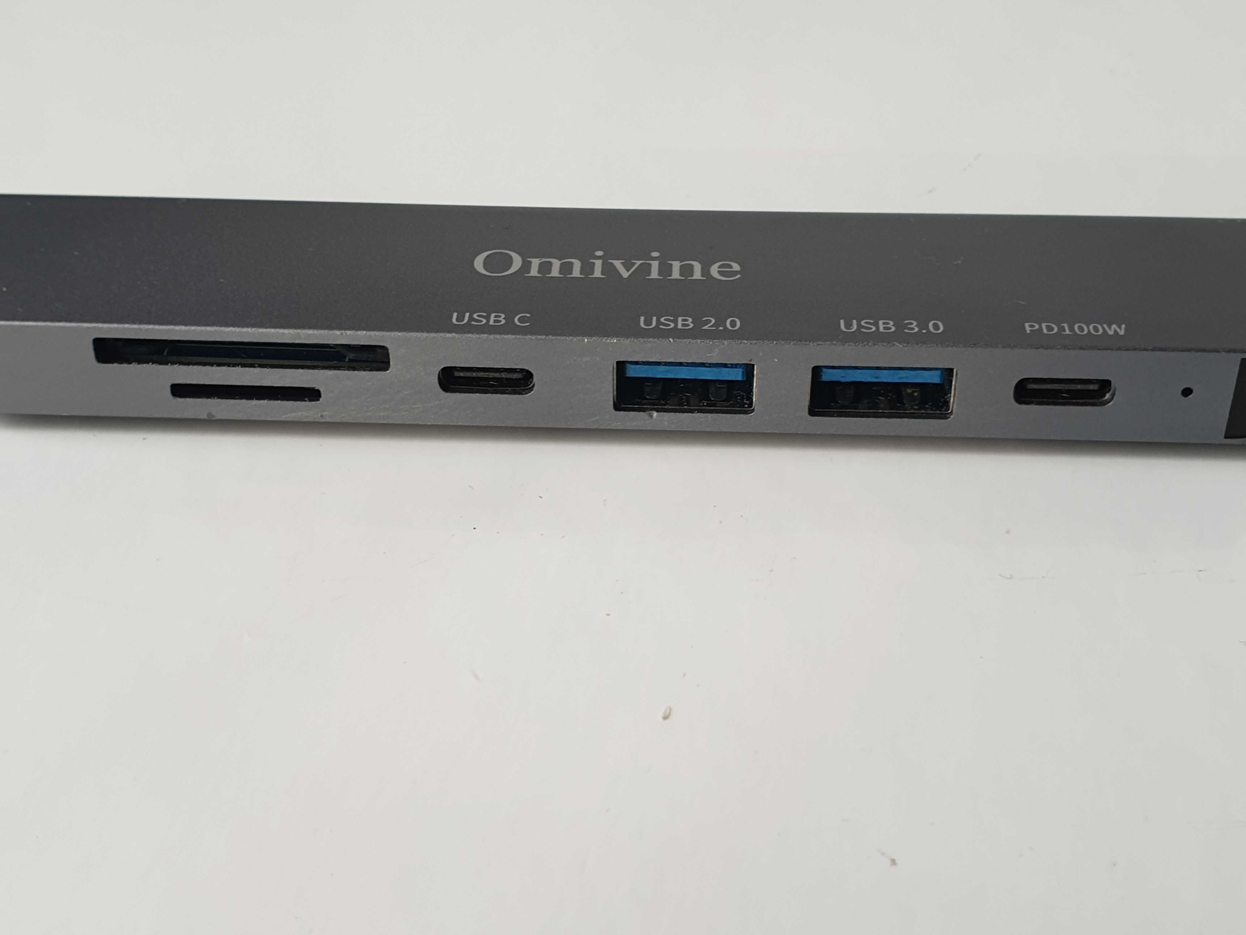 USB Type C  100W  HDMI,Omivine 7-In-1   USB 3.0, SD  TF