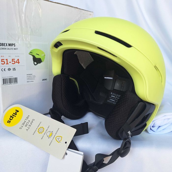Kask narciarski POC Obex Mips Lemon Calcite Matt XS/S 51-54cm