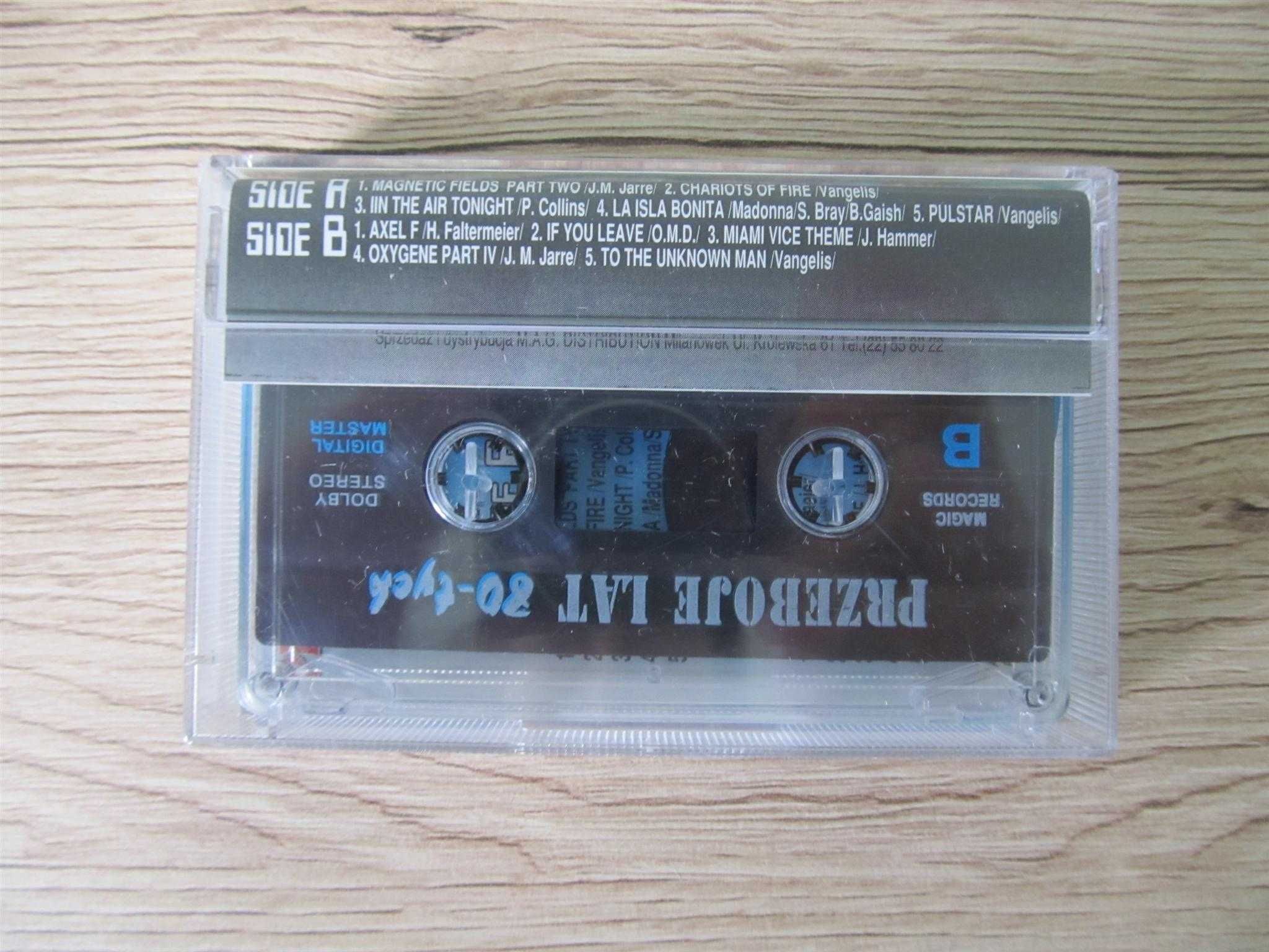 Przeboje lat 80-tych Synthesizer -kaseta, muzyka syntezator OKAZJA!!!