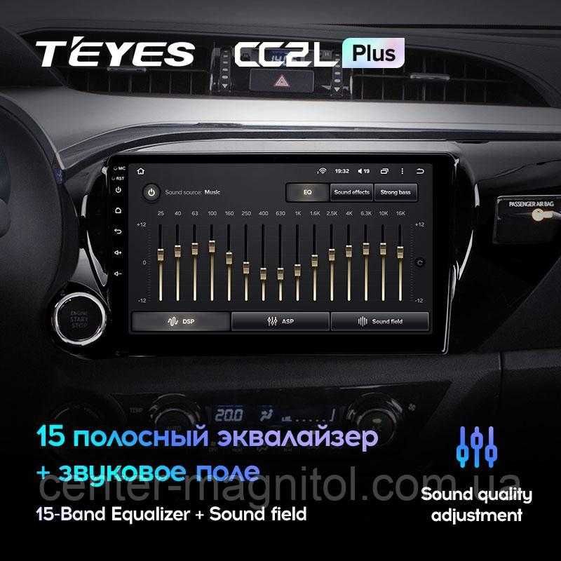 Штатна магнитола Teyes CC2L+ Toyota Hilux 2015-2020 android хайлюкс