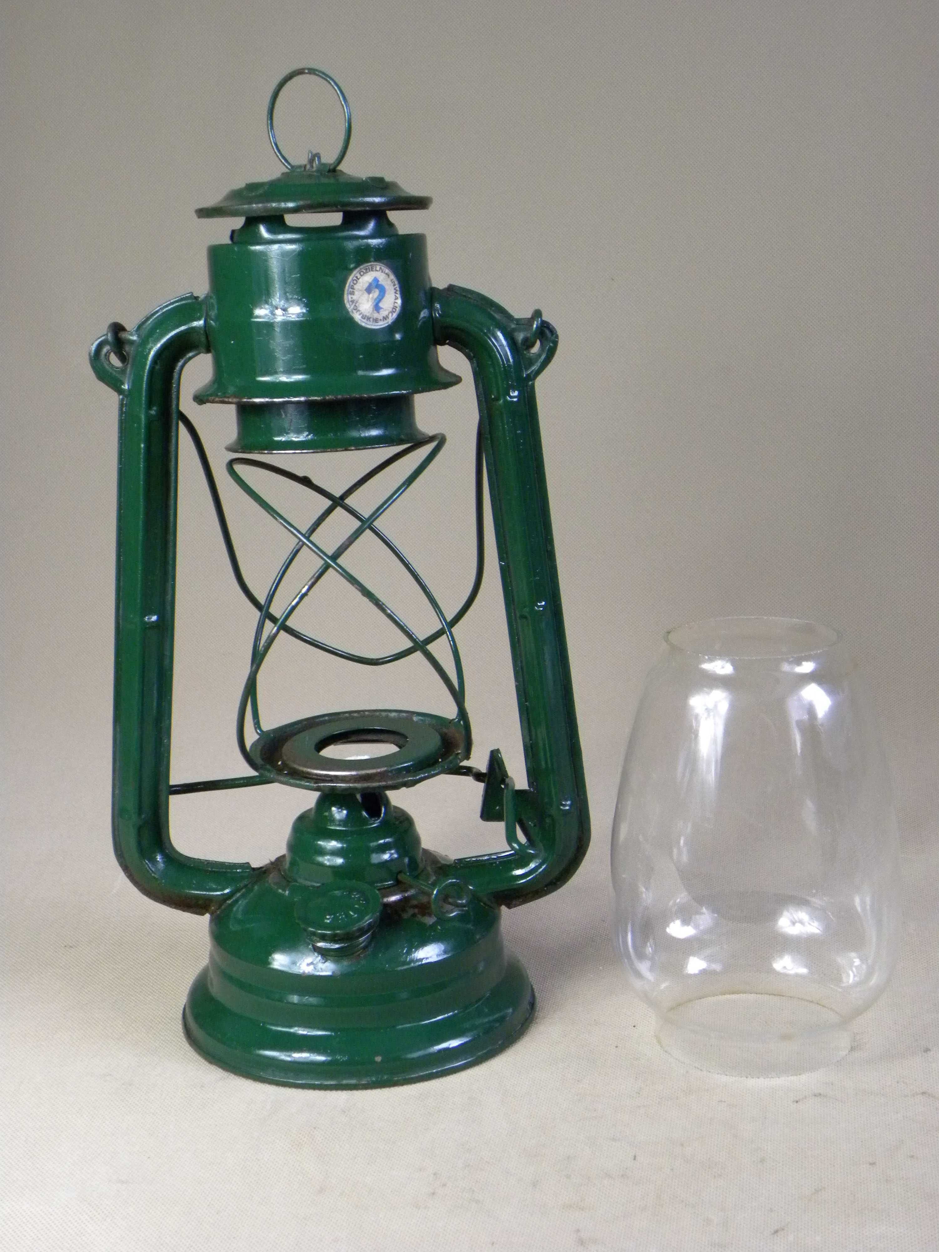 Kolekcjonerska lampa latarnia naftowa Jupiter 2 - ładny stan zabytek