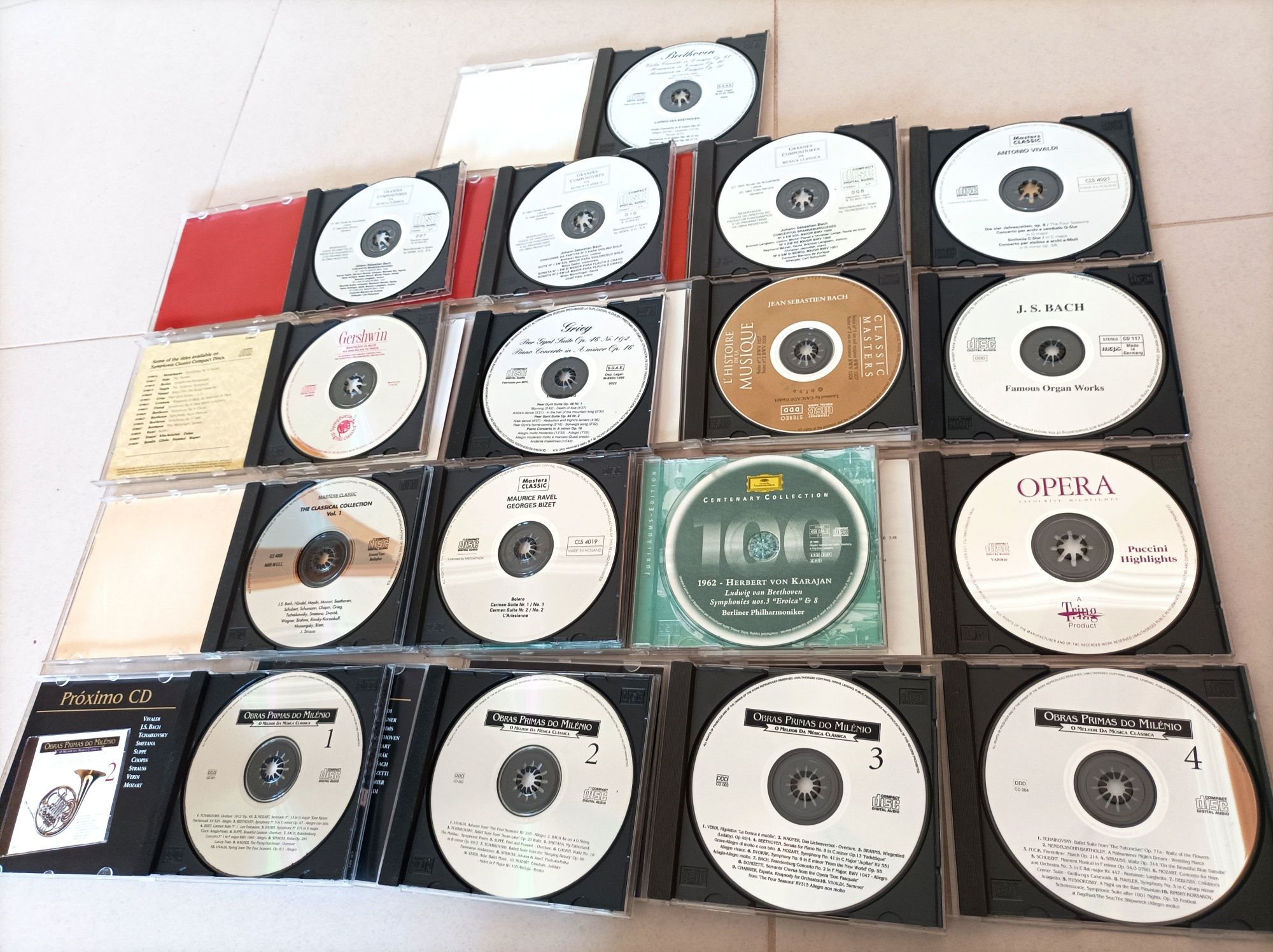 Lote de 17 CDs de Música Clássica