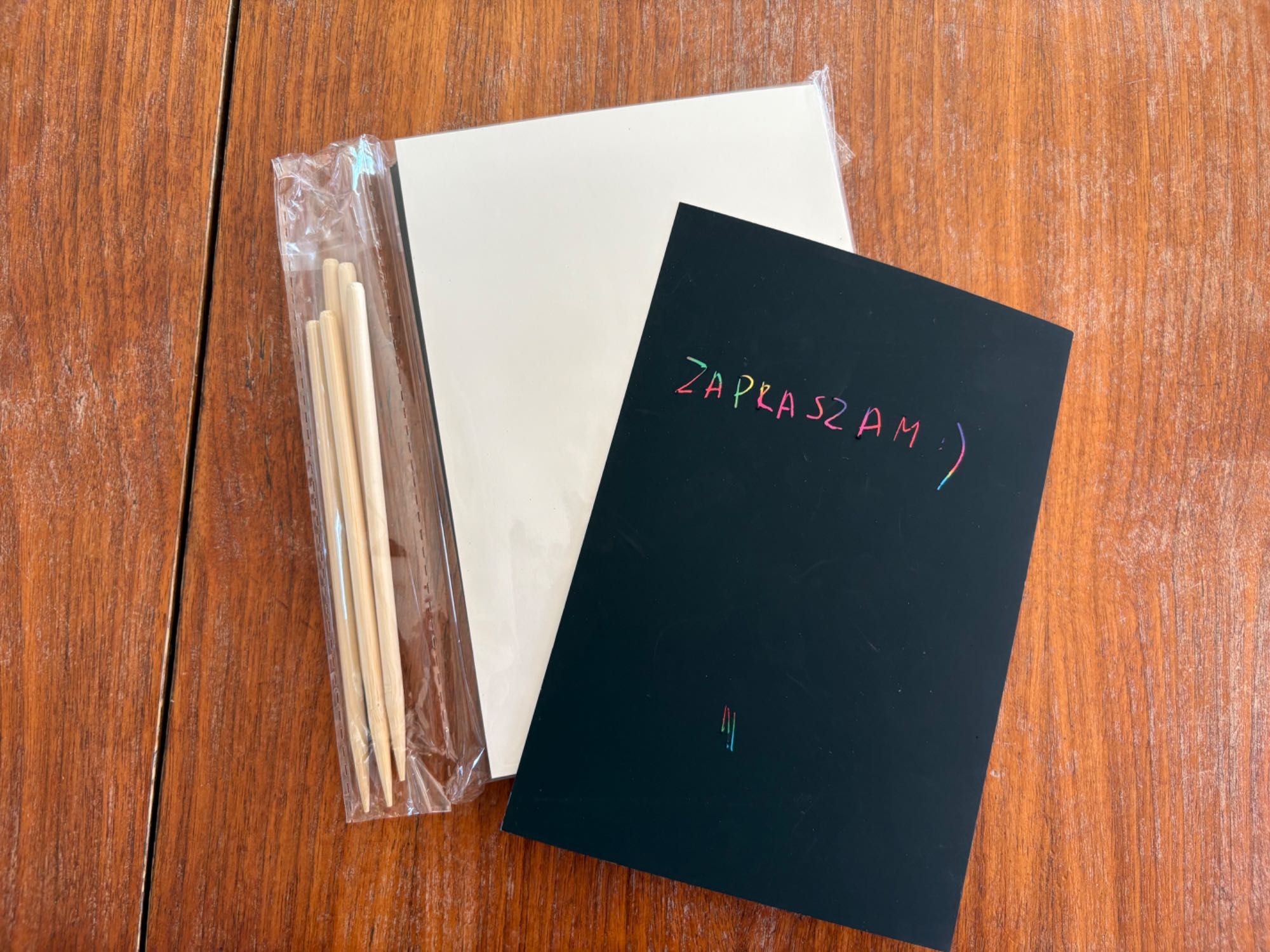 Zdrapywanki wydrapowanki papier scratch