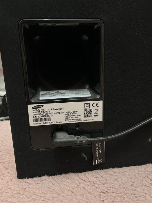 Zestaw soundbar z subwooferem