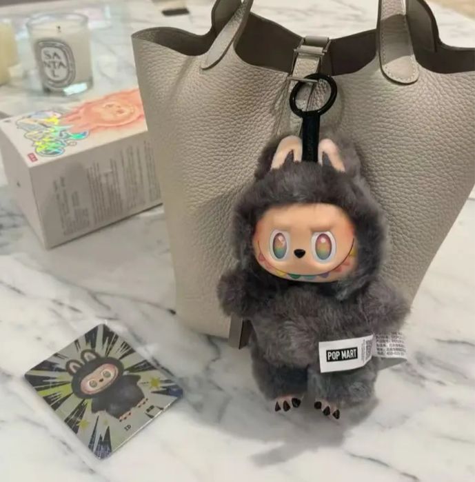 ‼️Сірий Лабубу Стіч Секретний Брелок Labubu Кола ‼️