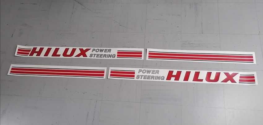 Autocolantes/Stickers para Toyota Hilux Power Steering 4WD Xcab