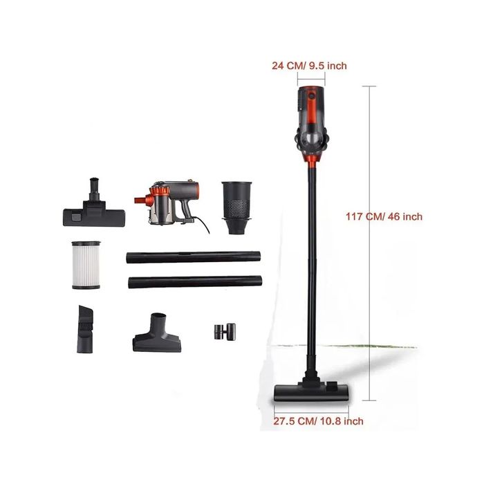 Aspirador Vertical e Portátil 2 em 1 com Fio - 1000W