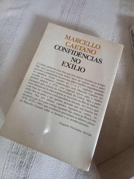 Três livros de Marcello Caetano conjunto barato