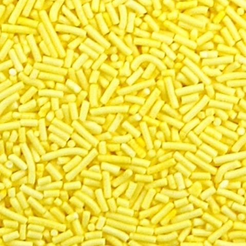 Posypka Cukrowa Owocowa - Pałeczki Żółte Bananowe 50G