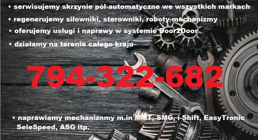 Serwis Naprawa Skrzynia Biegów  Toyota Honda MMT i-Shift Easytronic