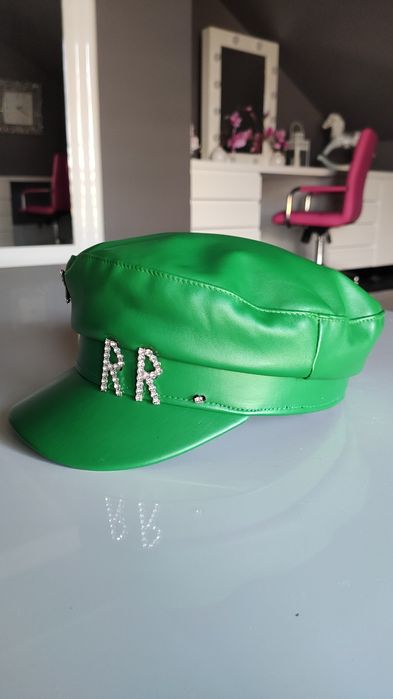 Kaszkiet eko skóra uni nowy