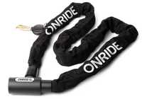 Велозамок ONRIDE Tie Lock ланцюговий цепной 6 мм 1м, 1.5м кодовий