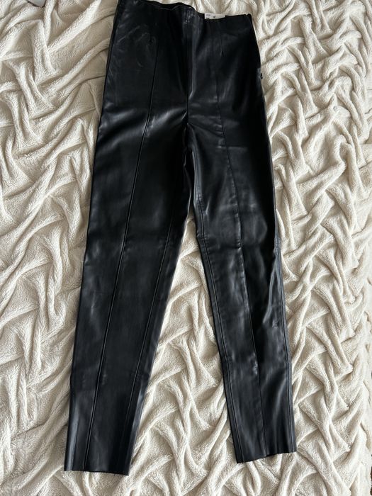 Шкіряні штани ZARA