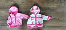 Dwie bluzy niemowlęce dla dziewczynki 3-6M i 6-9M