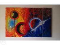 Quadro - oleo sobre tela original