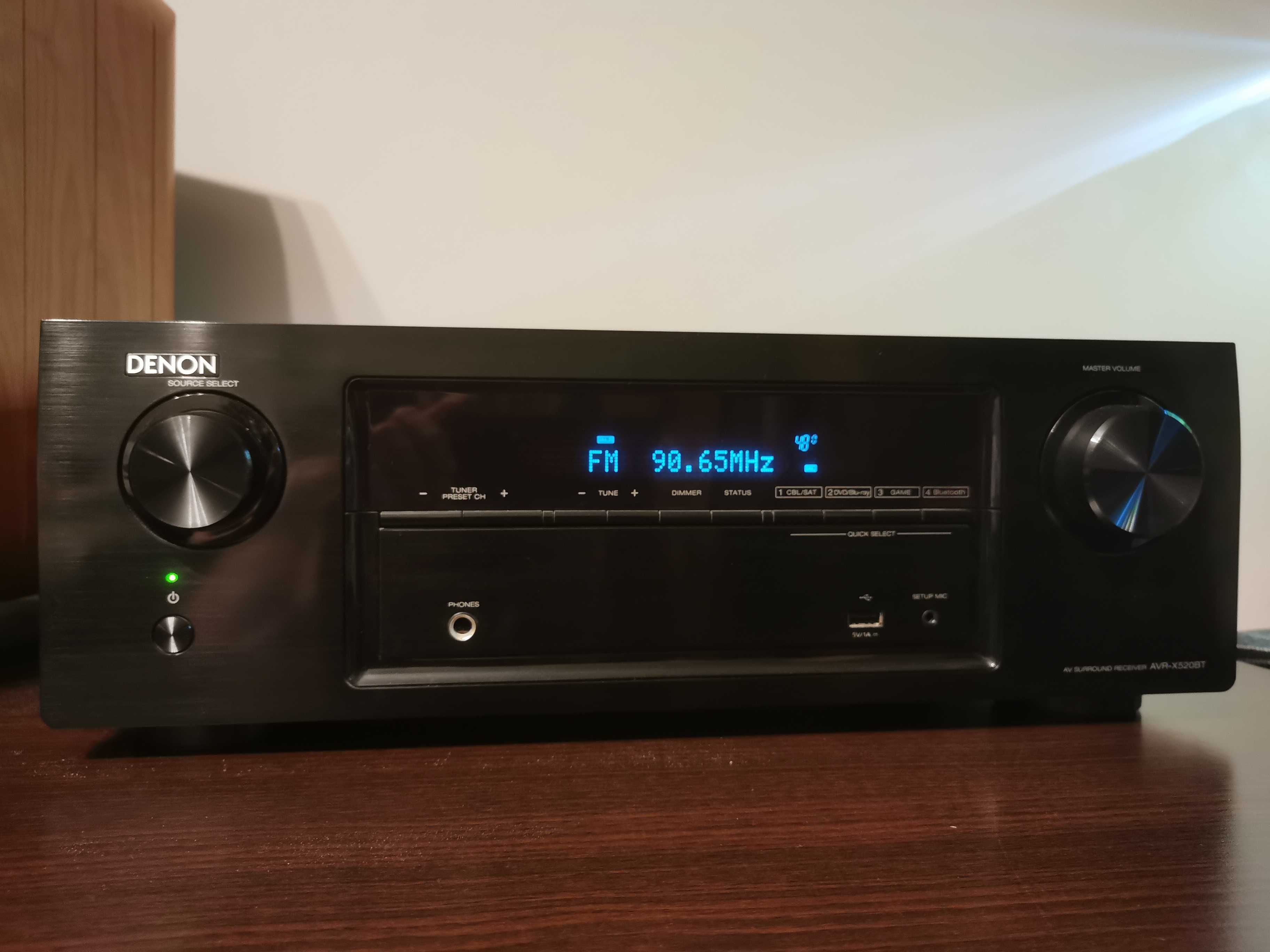 Amplituner DENON AVR X520BT Kino domowe