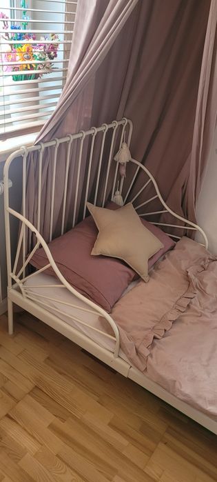 Łóżko Ikea Minnes białe