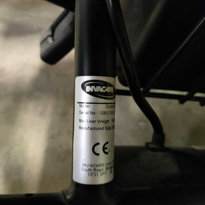 Cadeira motorizada, INVACARE, Cruiser 4E