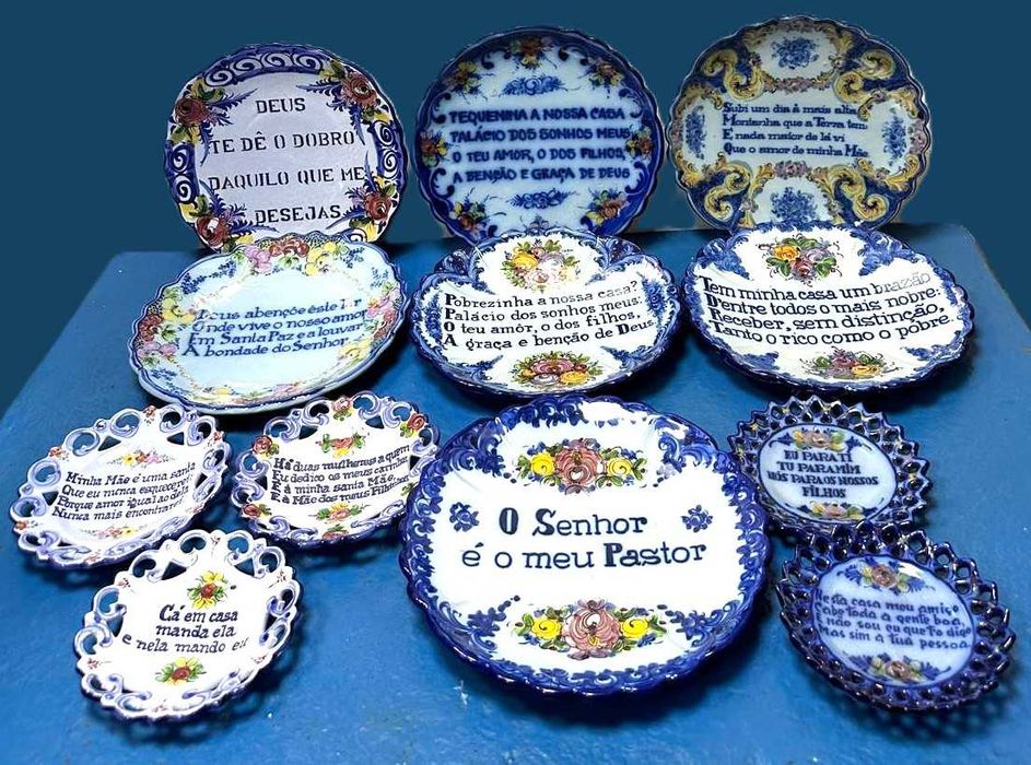 Pratos falantes, loiça tradicional de Alcobaça