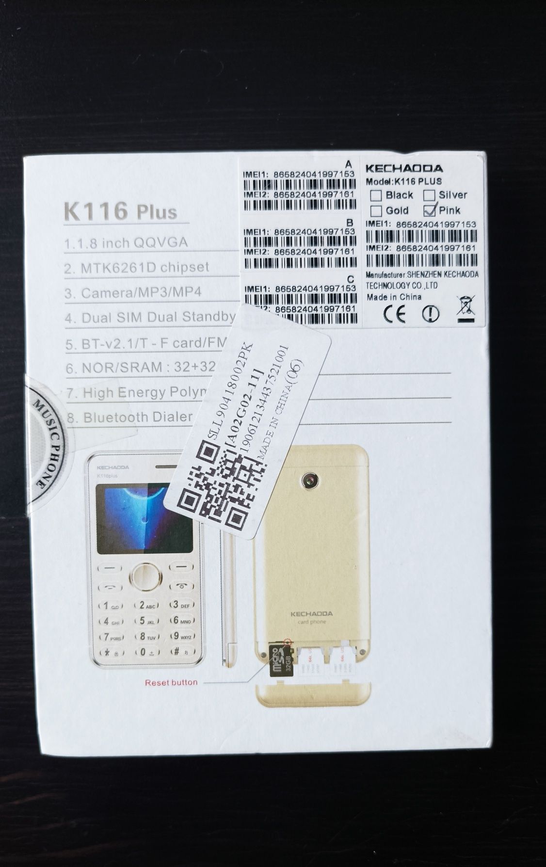 Telefon KECHAODA K116 Plus