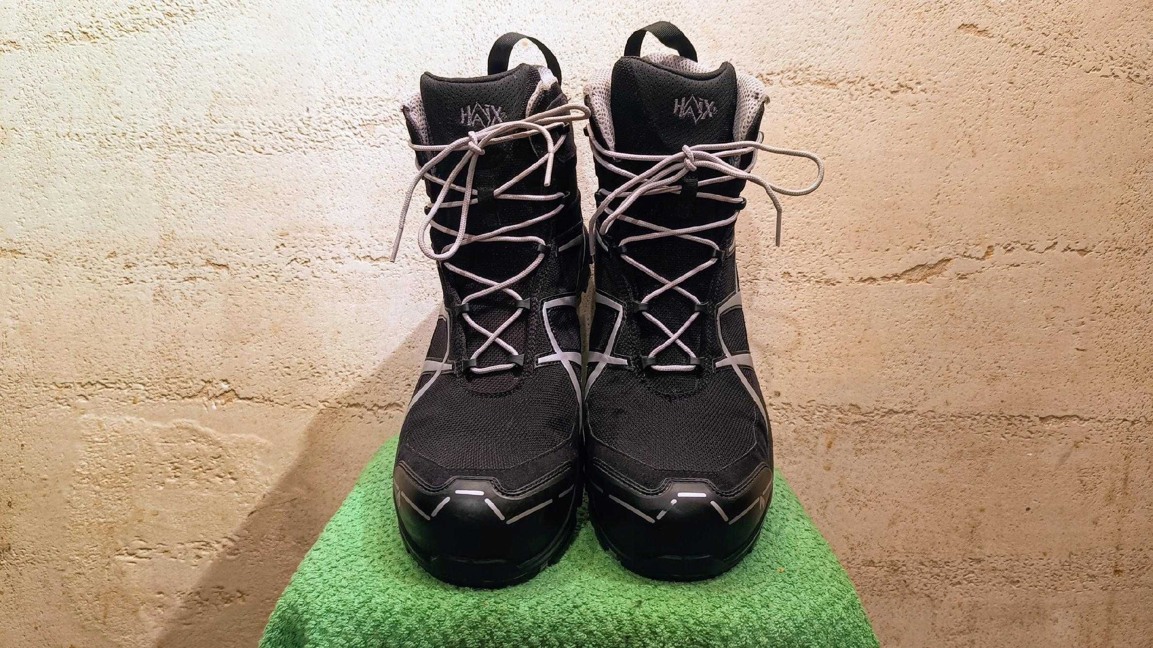 Buty robocze HAIX BLACK EAGLE SAFETY 40 MID r.48 skóra Gore-Tex S3 SRC
