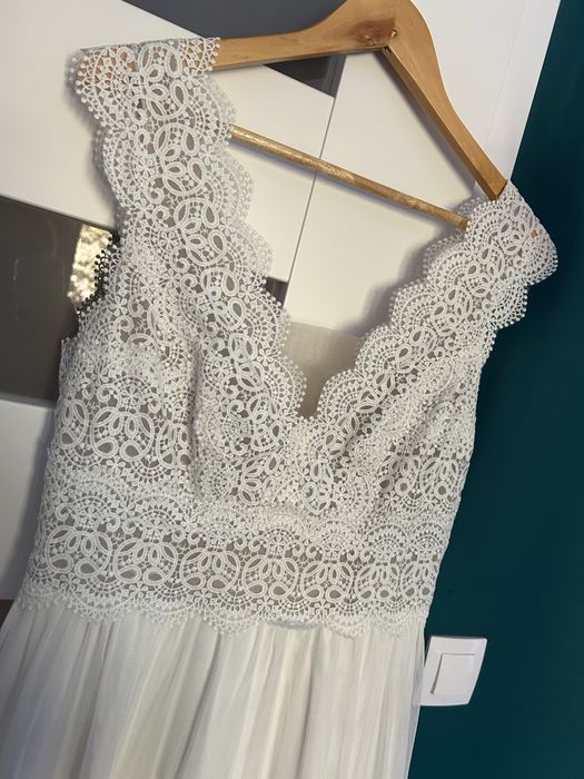 Suknia Slubna Dama Couture Lidia z trenem