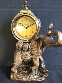 Zegar Kominkowy Słoń